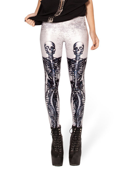 F33074  MECHANICAL MERMAID WHITE LEGGINGS